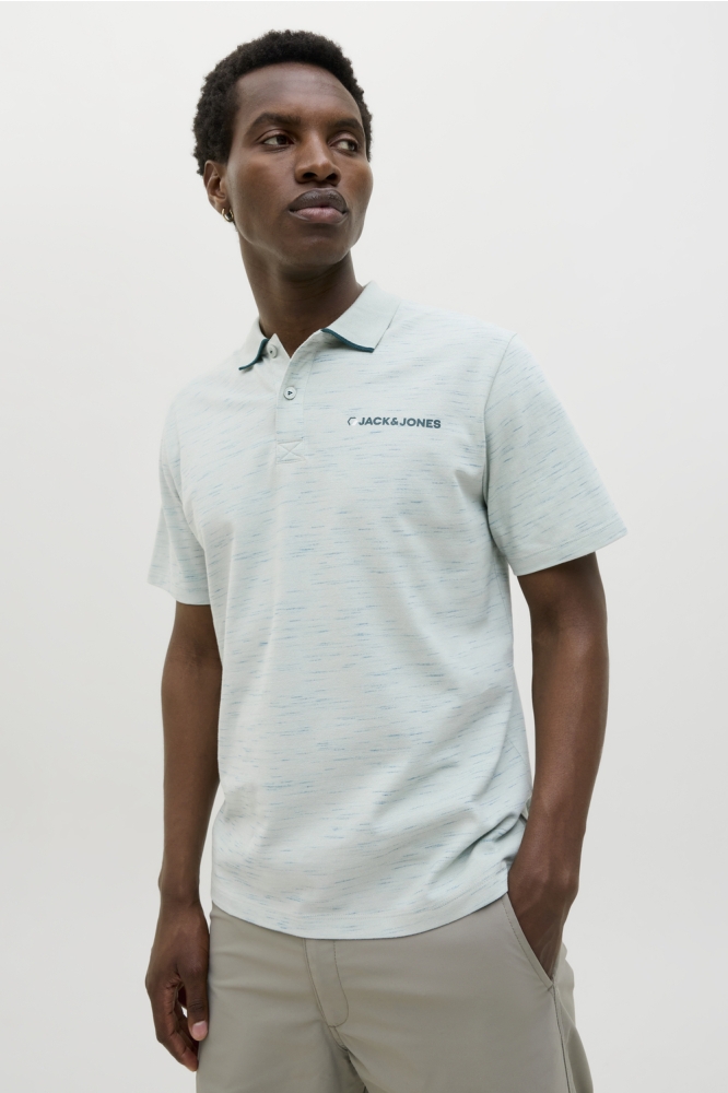 JCOLOGAN INJECT POLO SS SMU 12283821 AQUA GREY